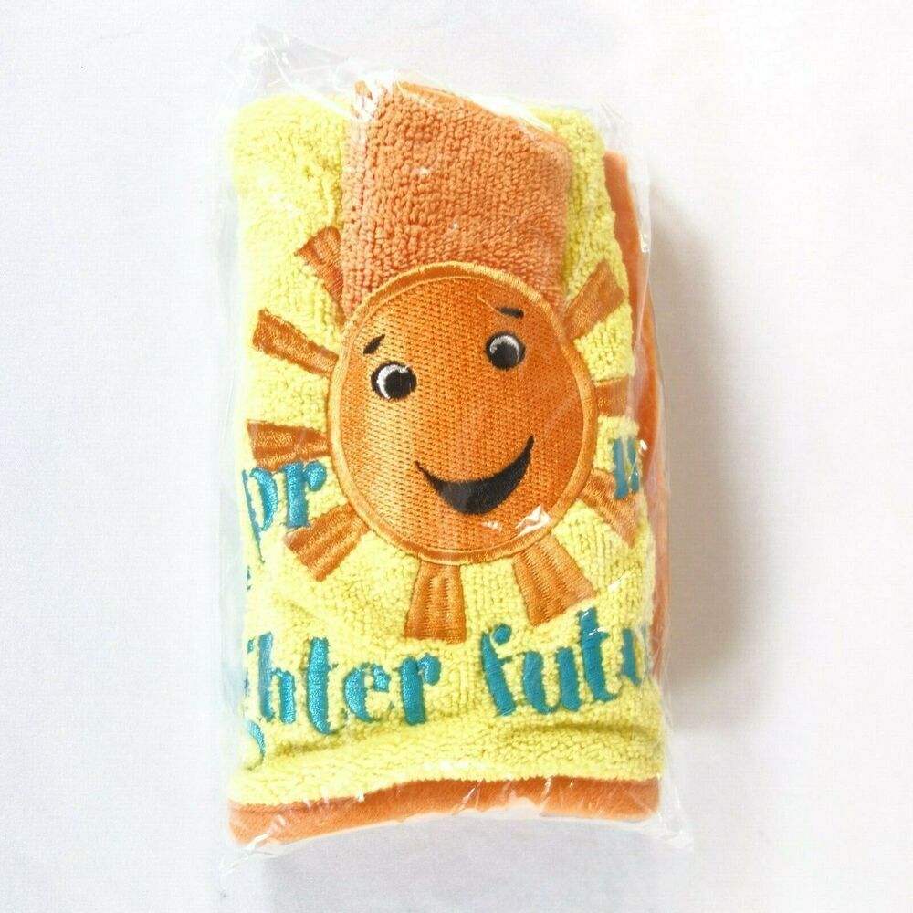 New Norwex Baby Bib Yellow Sunshine Washcloth Microfiber with Baclock - Picture 4 of 5